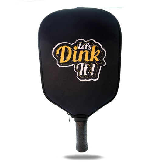 Figureology Let's Dink It Pickleball Paddle Cover – Protect Your Paddle in Style!