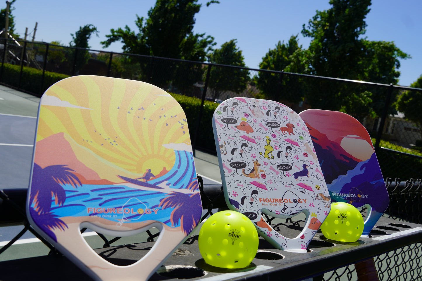 Open Throat Sunrise Pickleball Paddle