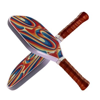 Figureology Figureology Carbon Fiber Graphite Wave Paddle – Ride the Crest of Performance and Style with Psychedelic Waves!