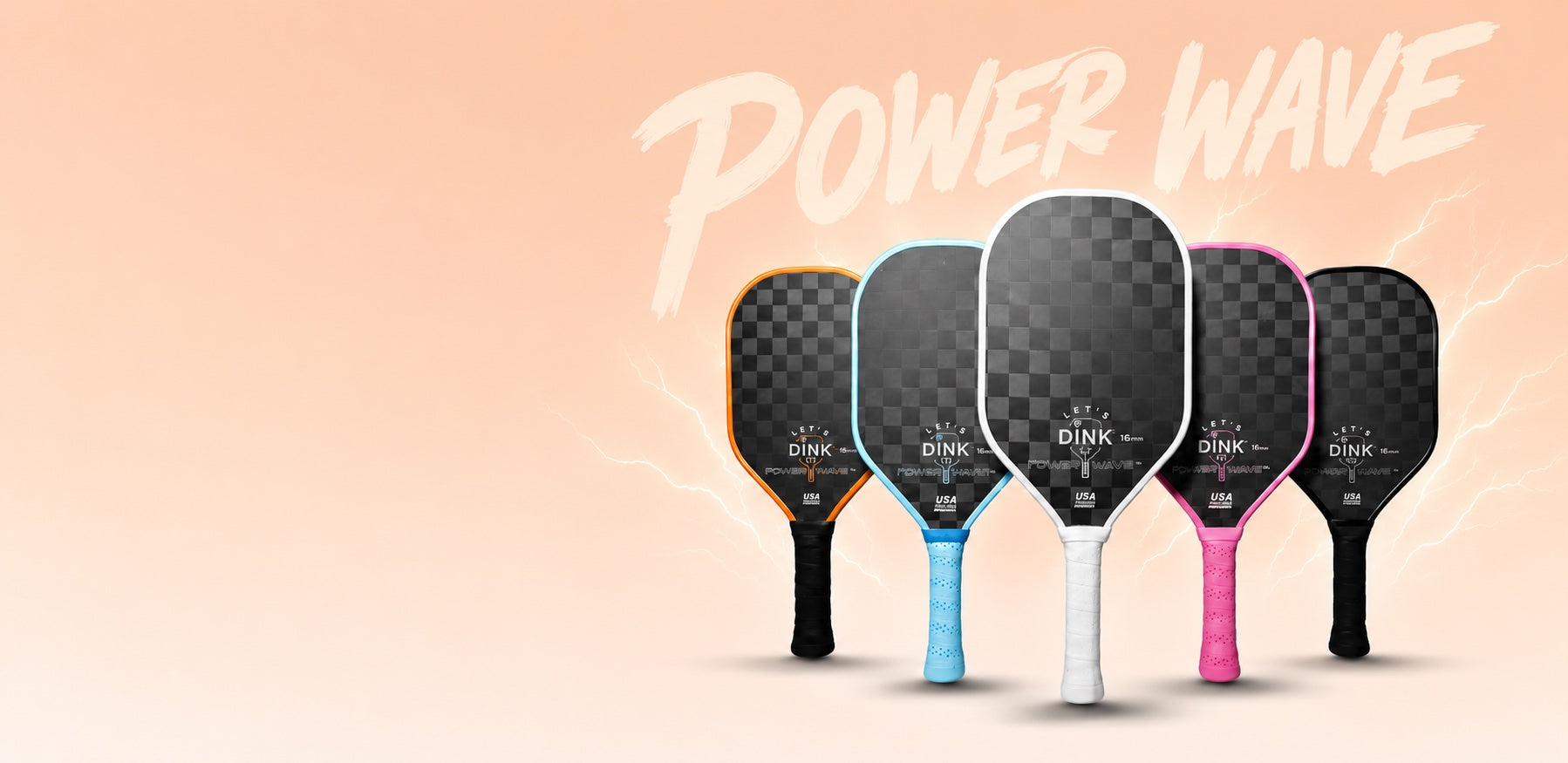 Figureology Power Wave pickleball paddles